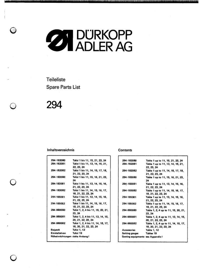 Duerkopp Adler 294 Guide Duerkopp Adler 294 Guide