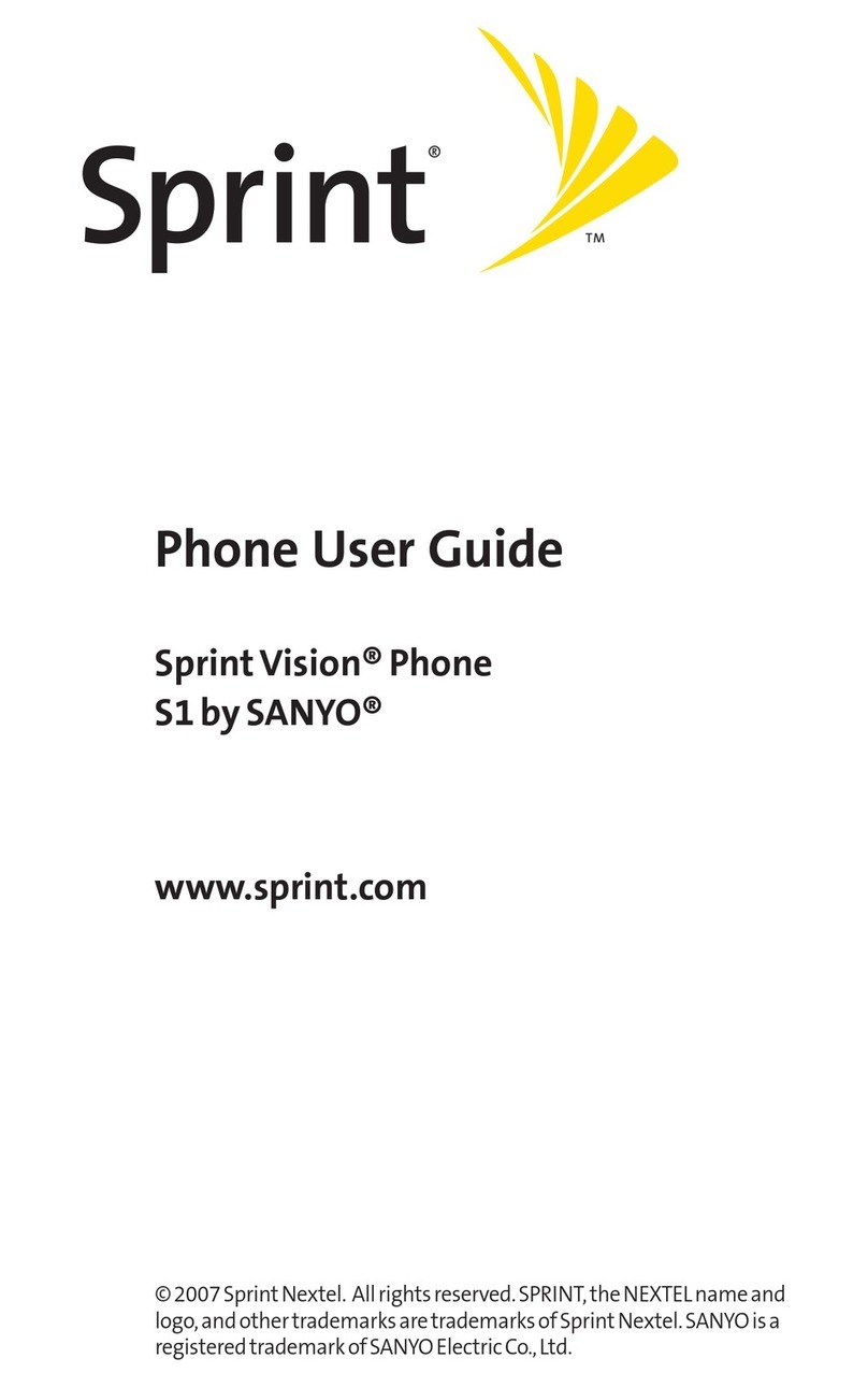 Sanyo S1 Sprint User manual
