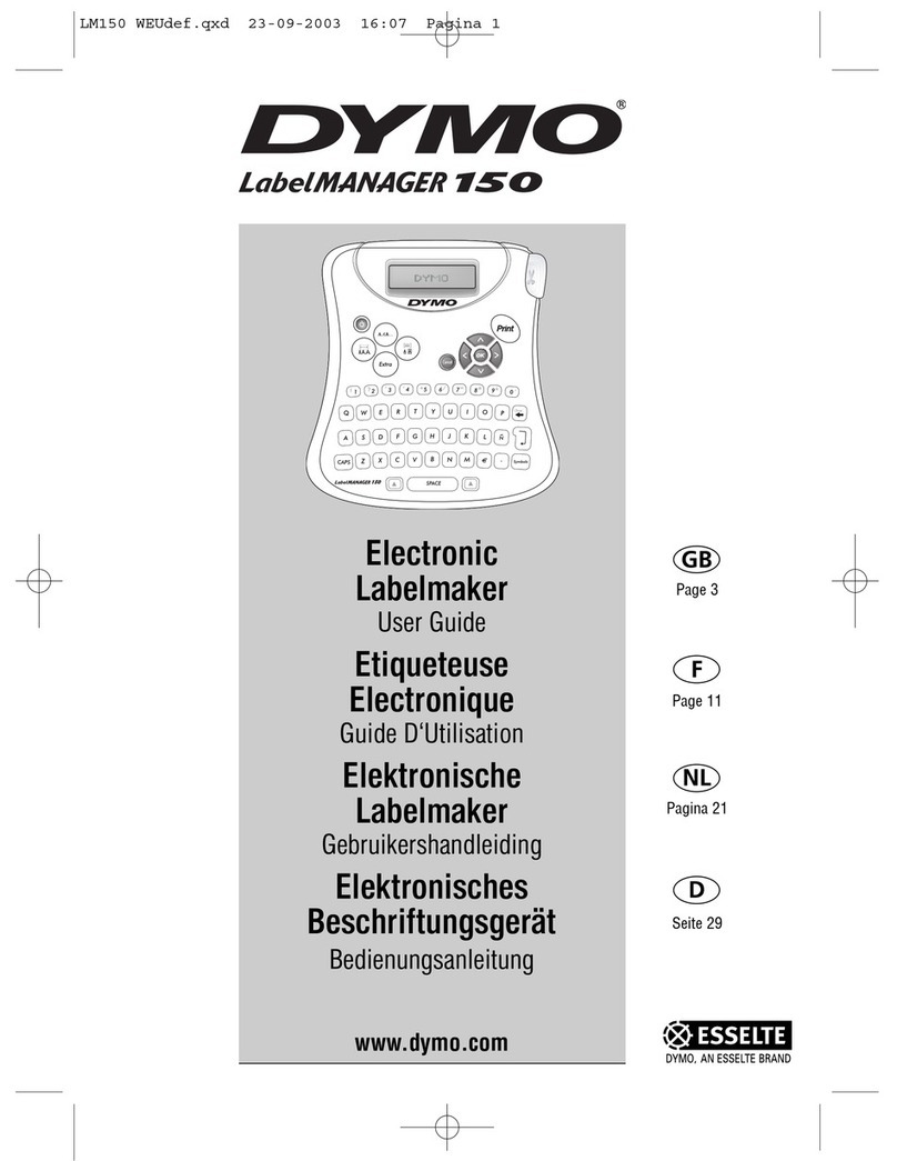 Dymo LabelMANAGER 150 User manual