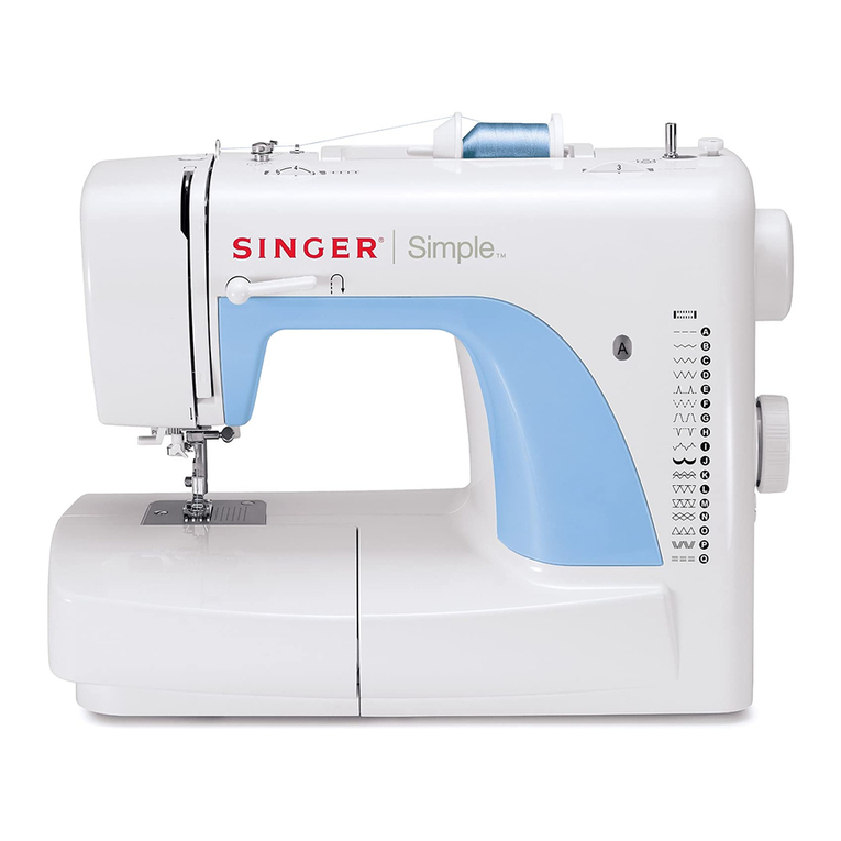 Singer 3116 Simple instruction manual