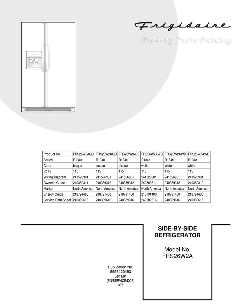 Frigidaire FRS26W2A User manual
