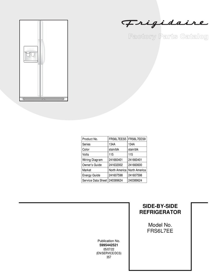 Frigidaire FRS6L7EE Instruction Manual Frigidaire FRS6L7EE Instruction Manual