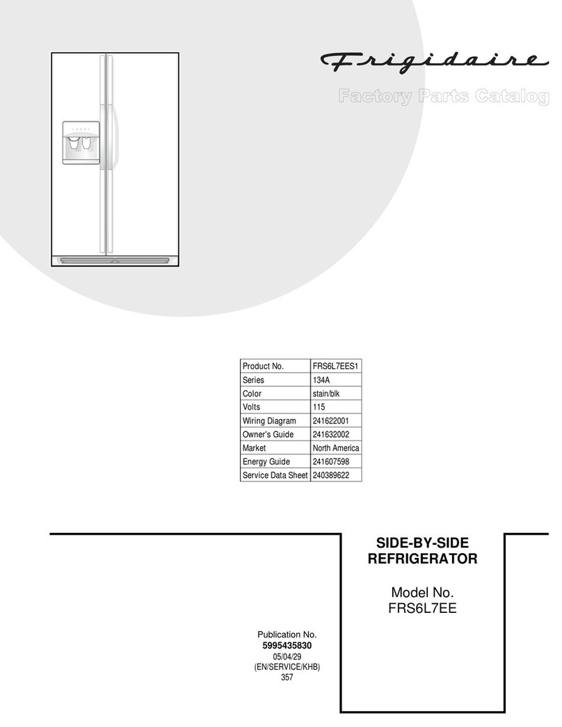 Frigidaire FRS6L7EE parts catalog