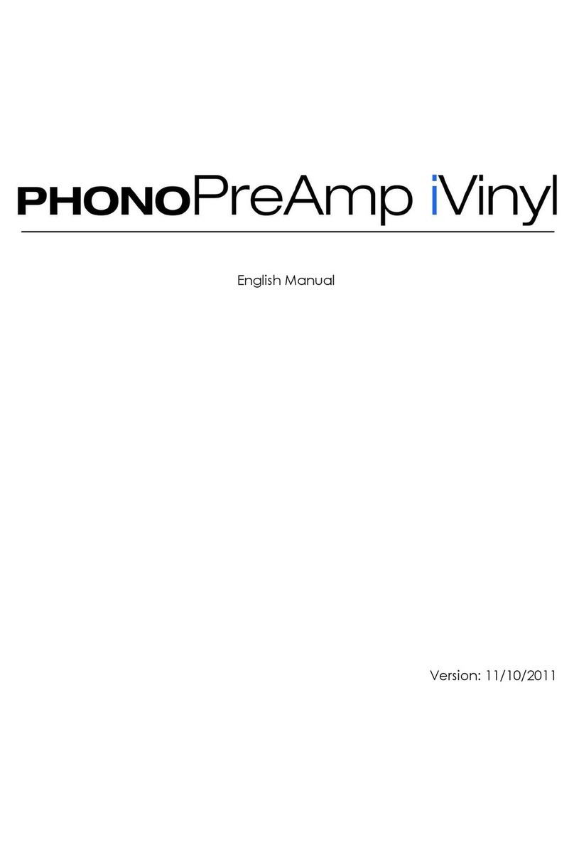 TerraTec Phono PreAmp iVinyl manual
