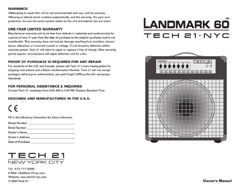 tech21 Landmark 60 User manual