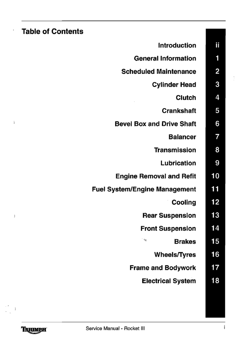 Triumph Rocket III User manual Triumph Rocket III User manual