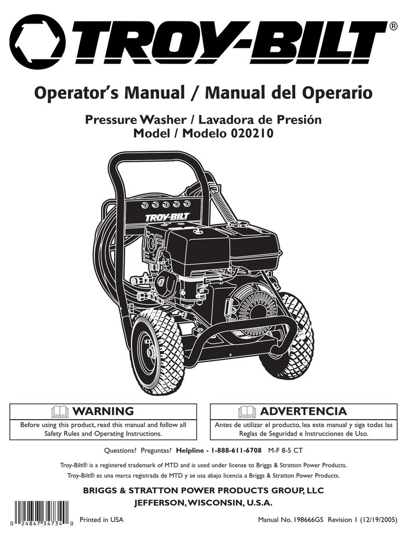 Troy-Bilt 20210 User manual