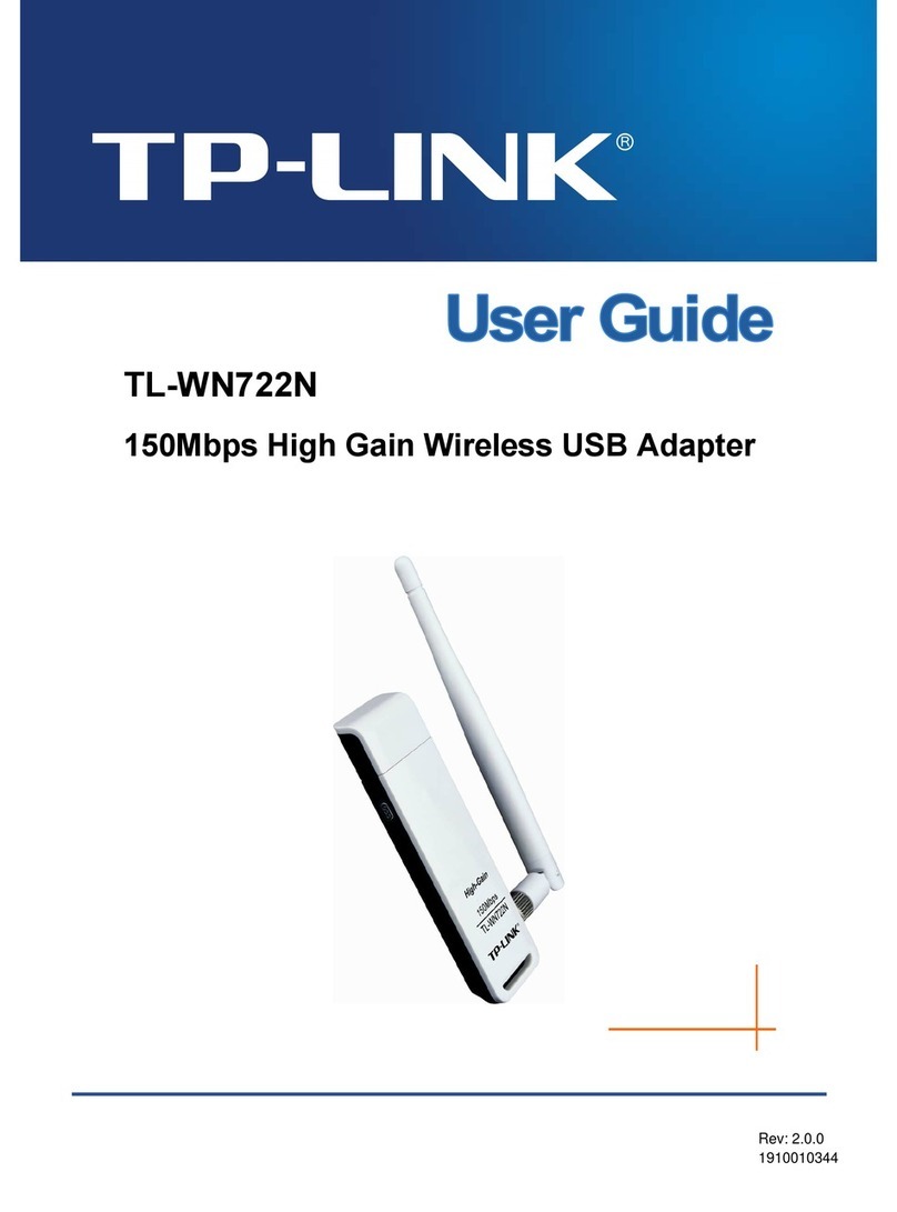 TP-Link TL-WN722N User manual