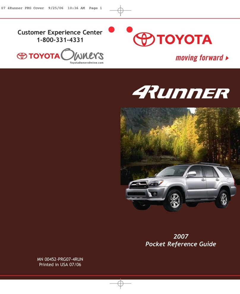 Toyota 4RUNNER BROCHURE 2011 User manual