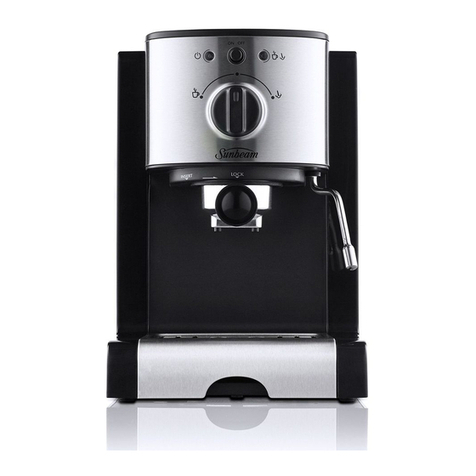 Sunbeam EM2800 Piccolo Espresso Instruction booklet
