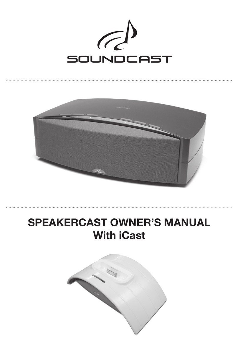 Soundcast SpeakerCast User manual Soundcast SpeakerCast User manual
