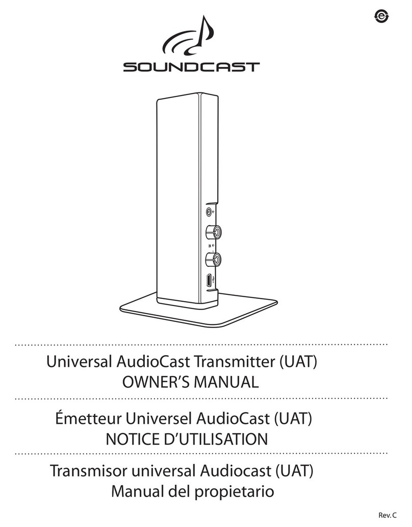 Soundcast UAT owner's manual