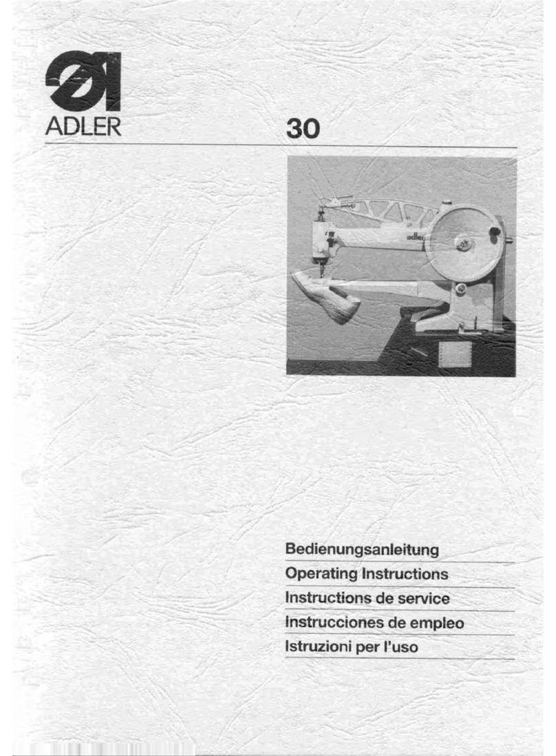 Adler 30 User manual