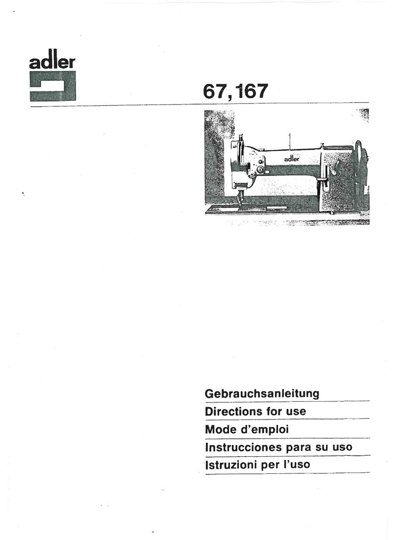 Adler 67 Manual