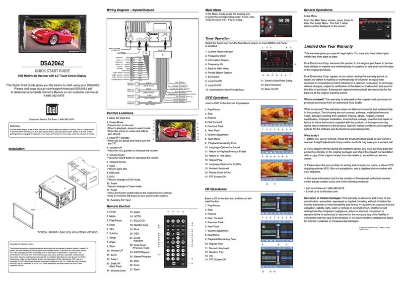 Dual DSA2062 User manual