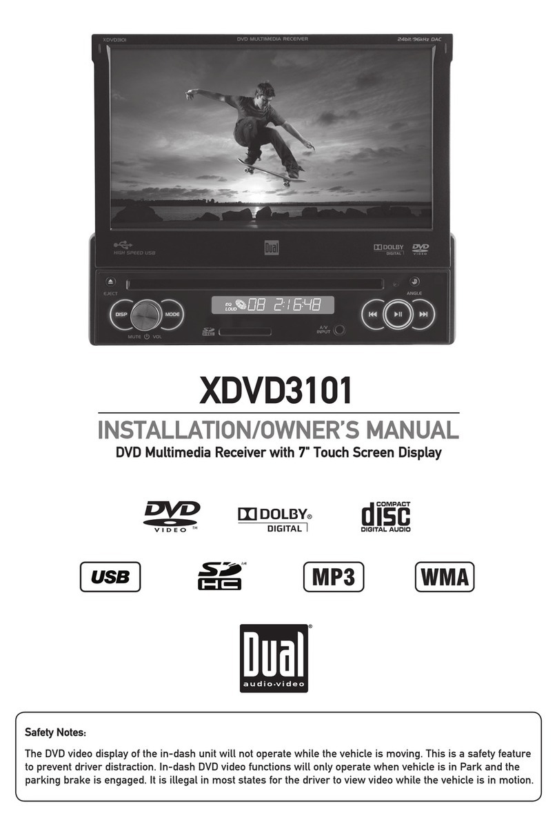 Dual XDVD3101 Operating instructions