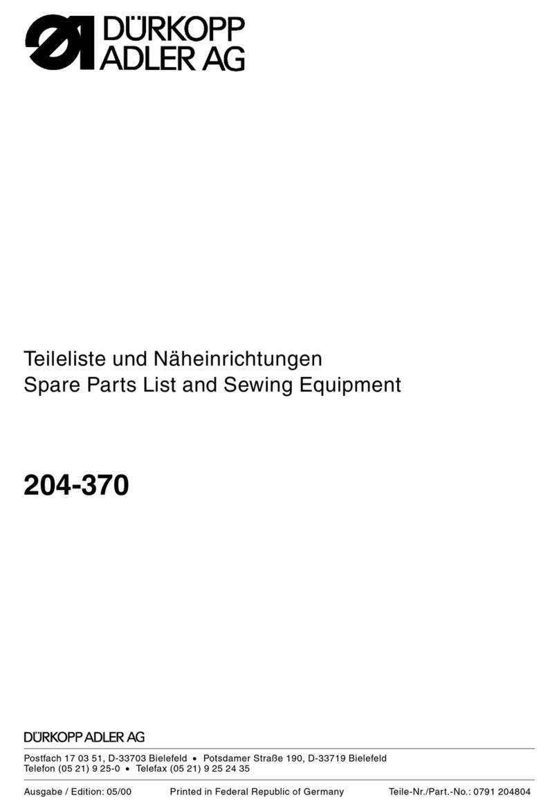 Duerkopp Adler 204-370 Guide