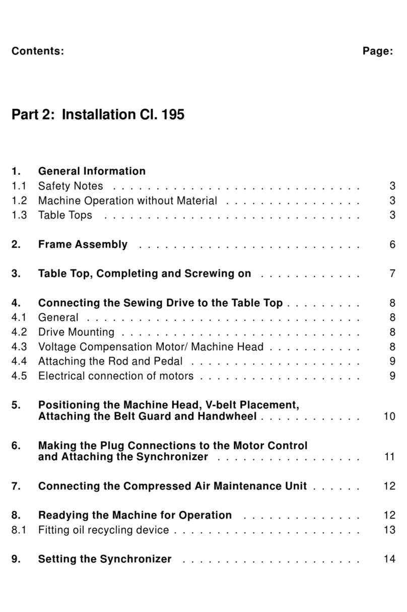 Duerkopp Adler 195 User manual