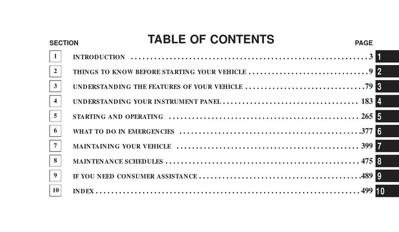 Dodge Sprinter 3500 owner's manual