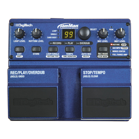digi-tech JAMMAN STEREO User manual