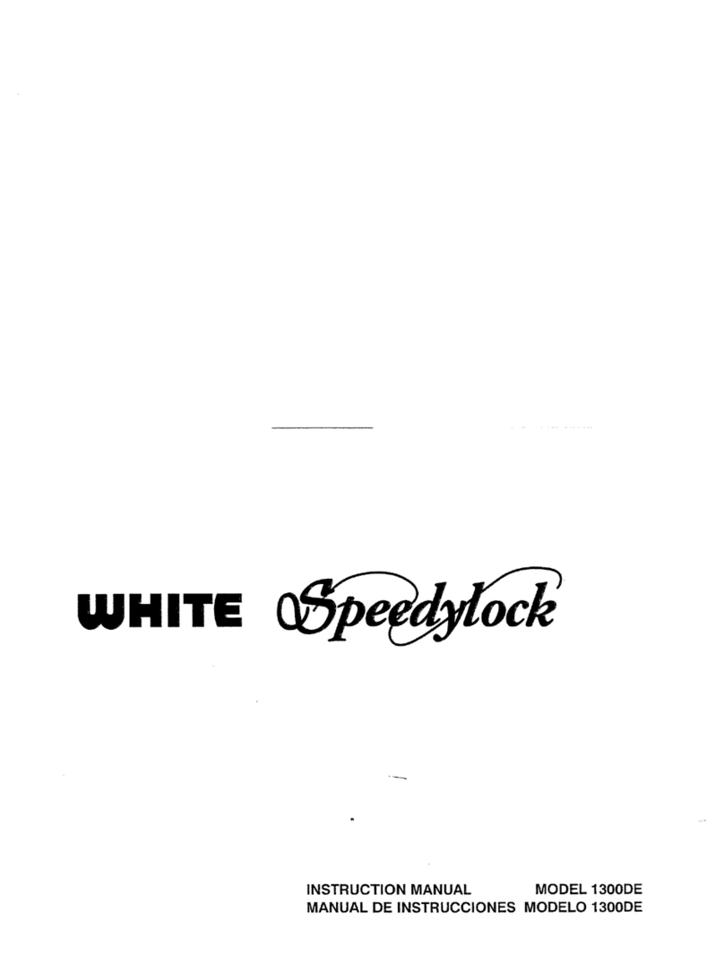 White SPEEDYLOCK 1300DE User manual