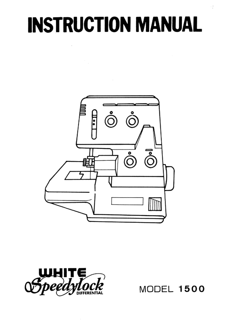 White SPEEDYLOCK 1500 instruction manual