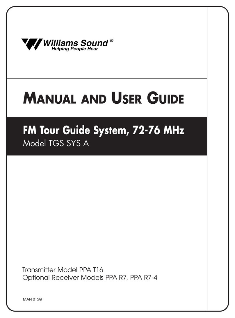 Williams Sound TGS SYS A Guide