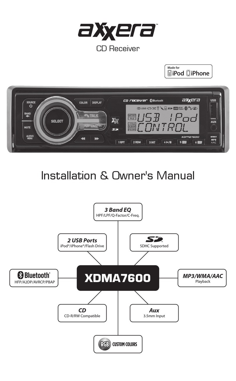 Dual AXXERA XDMA7600 Operating instructions