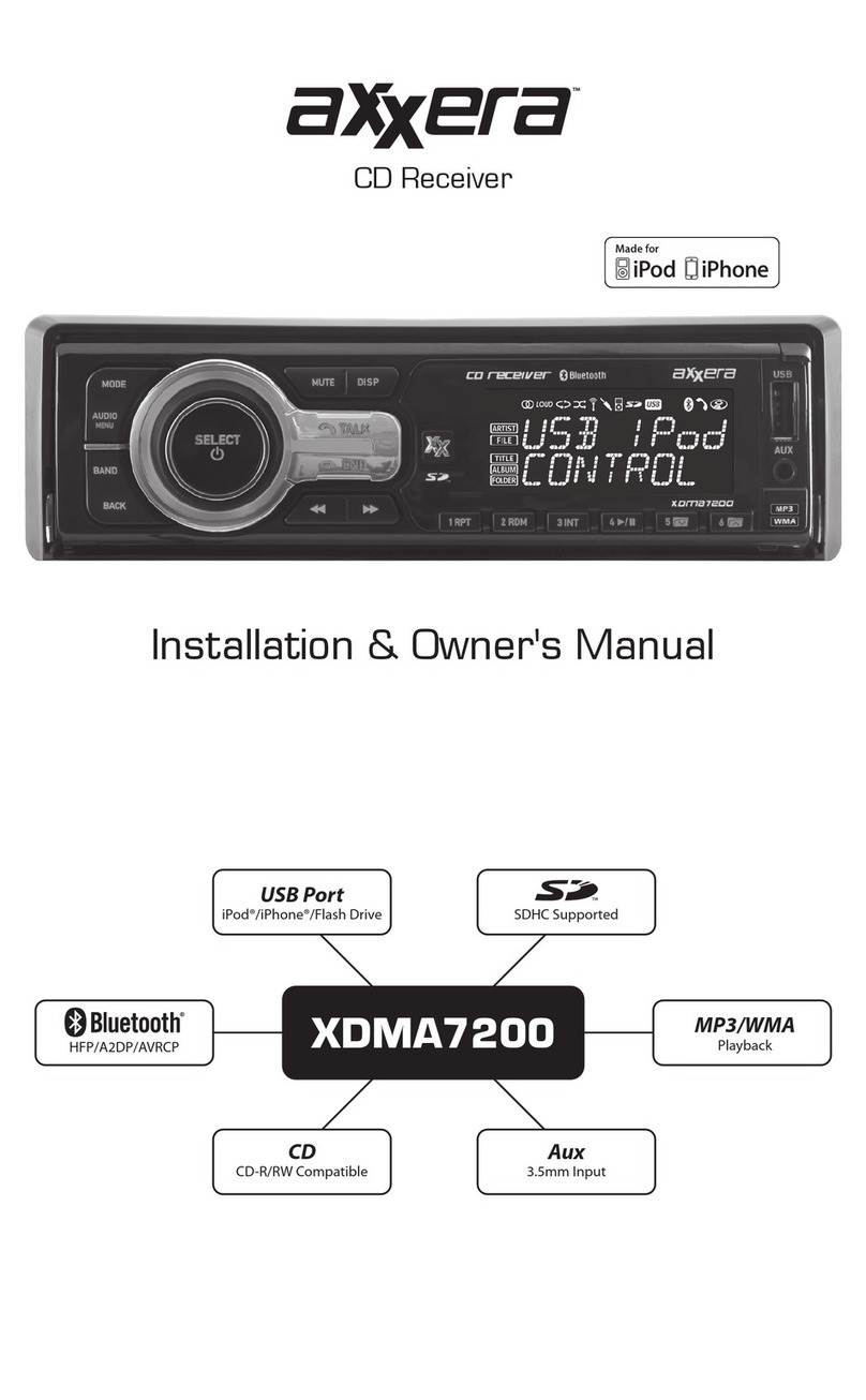 Dual AXXERA XDMA7200 Operating instructions