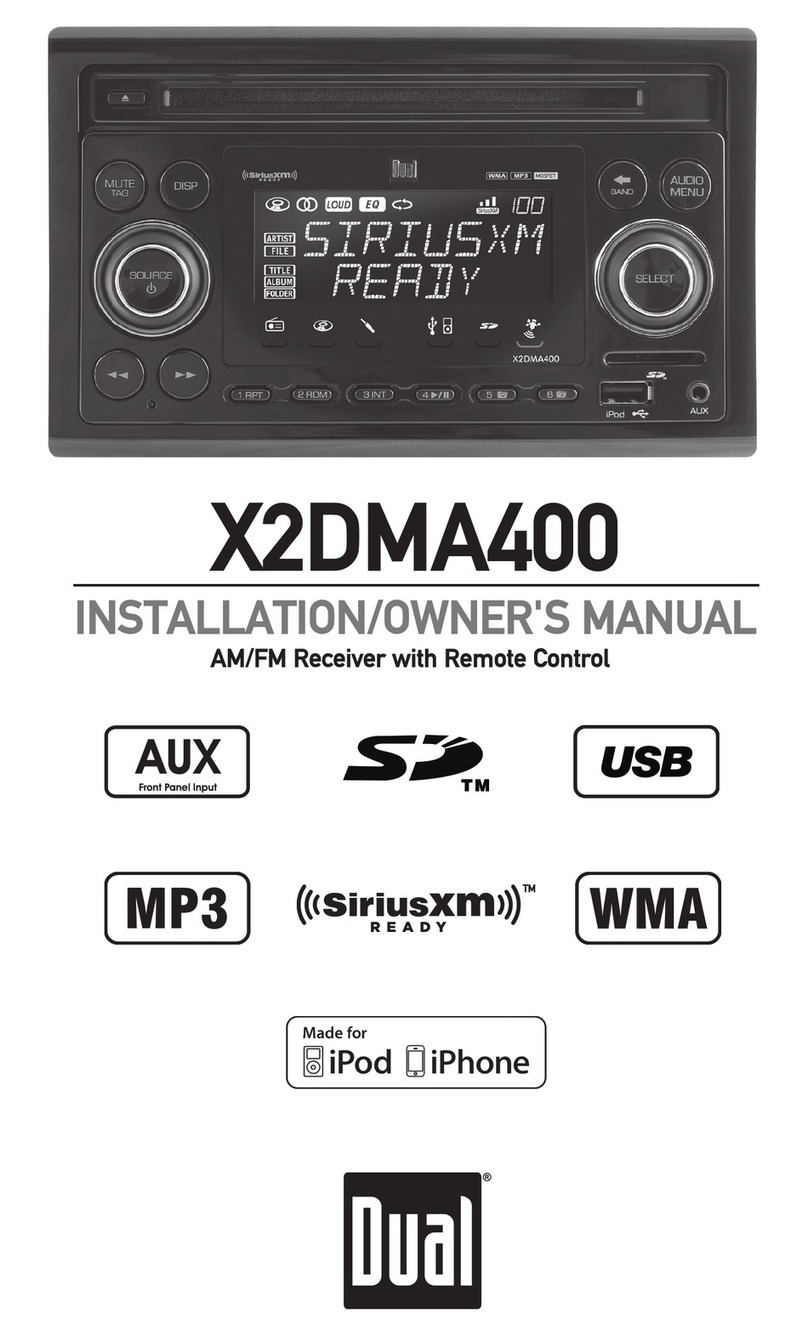 Dual X2DMA400 Installation & owner's manual