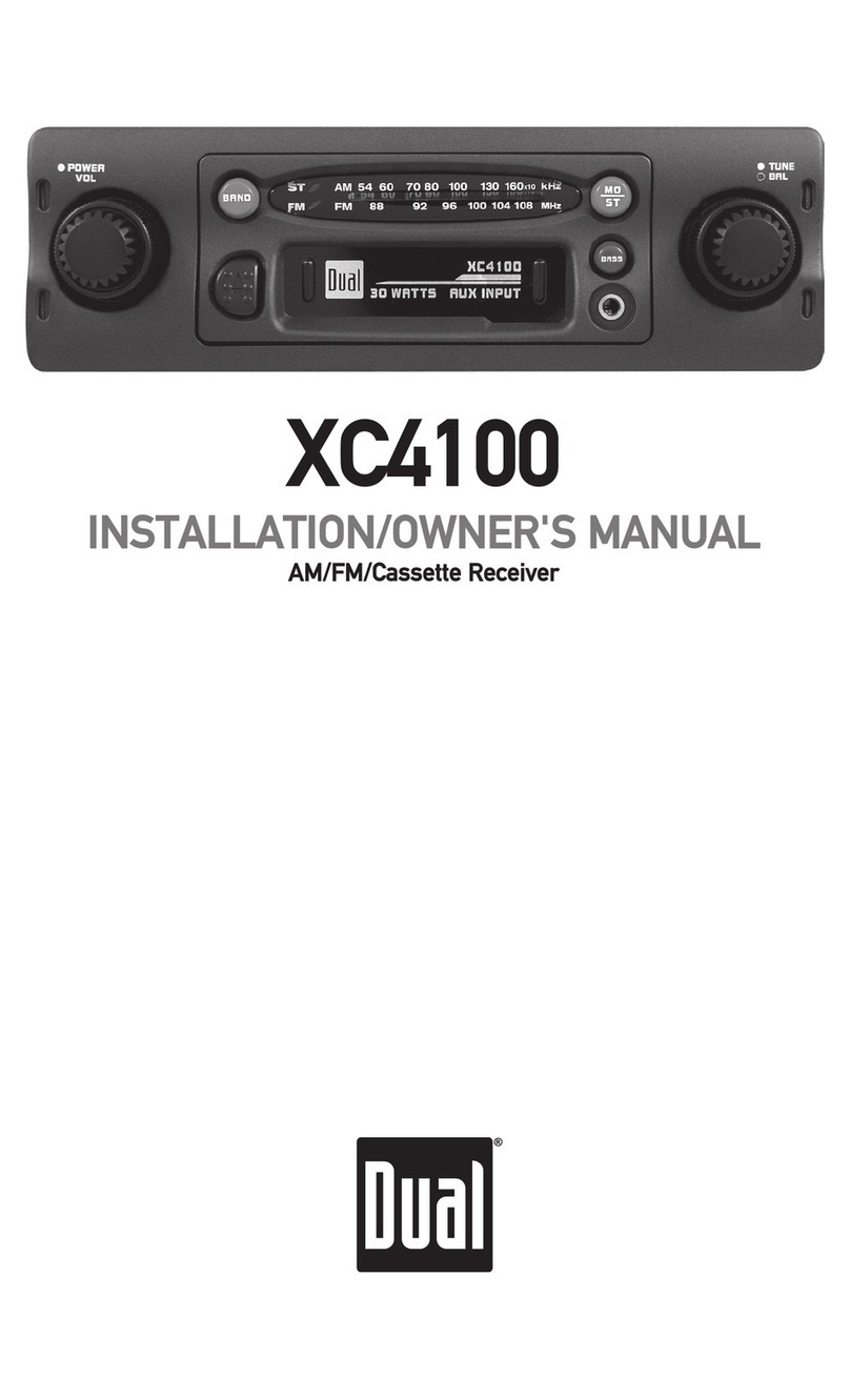 Dual XC4100 Installation & owner's manual