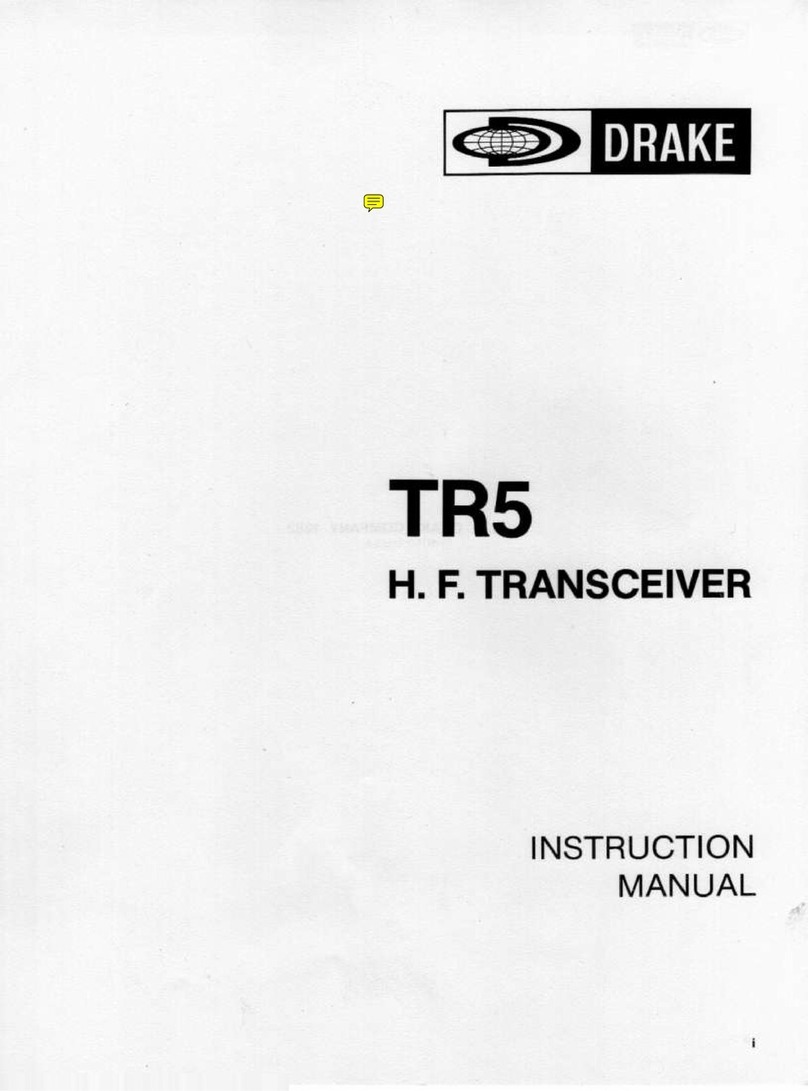 DRAKE TR5 instruction manual