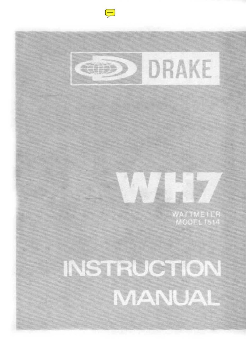 DRAKE WH7 1514 instruction manual