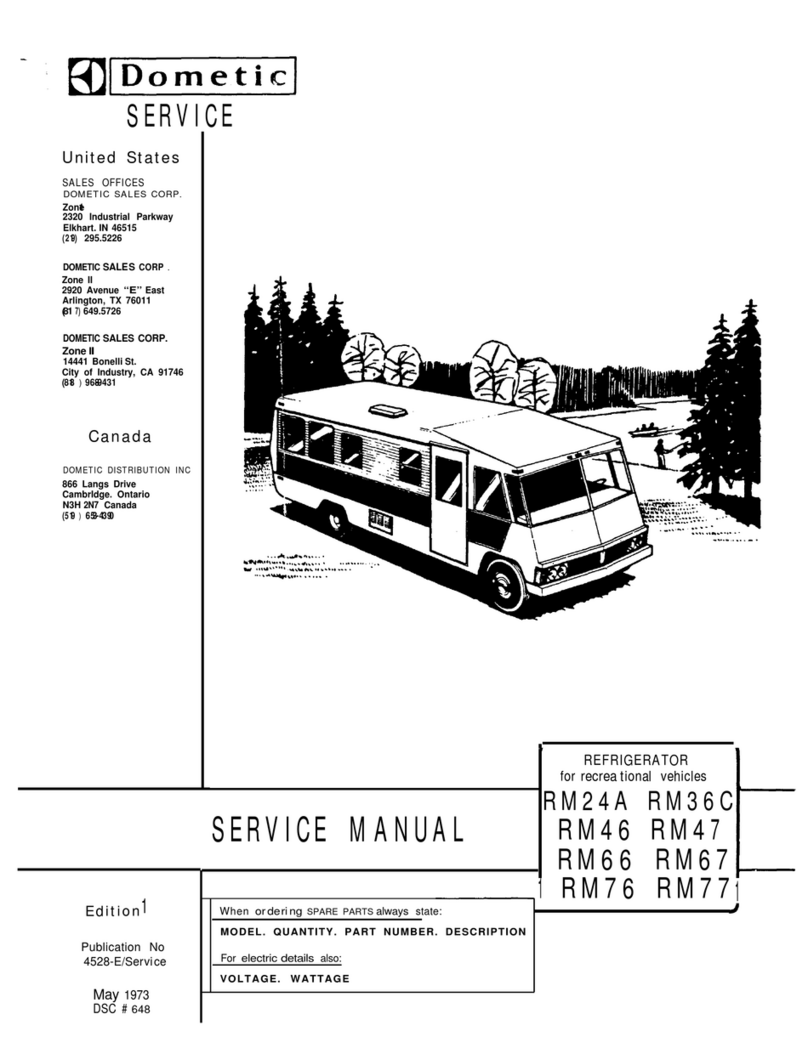 Dometic RM24A User manual