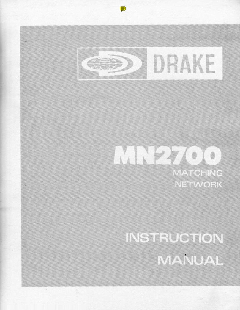 DRAKE MN2700 instruction manual