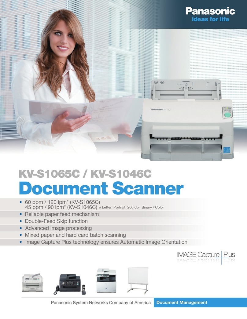 Panasonic KV-S1046C User manual