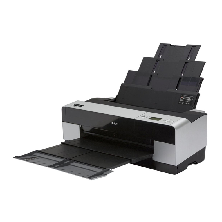 Epson 3800 - Stylus Pro Color Inkjet Printer User manual