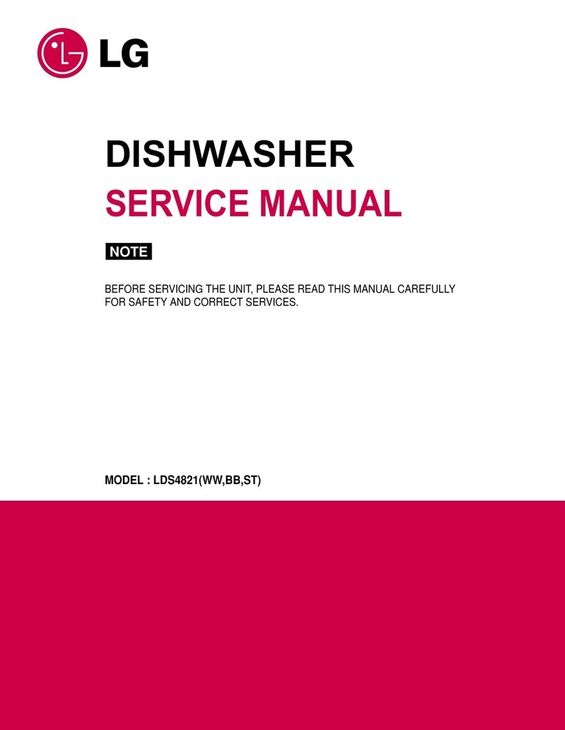 LG LDS4821BB - 24in Full Console Dishwasher User manual