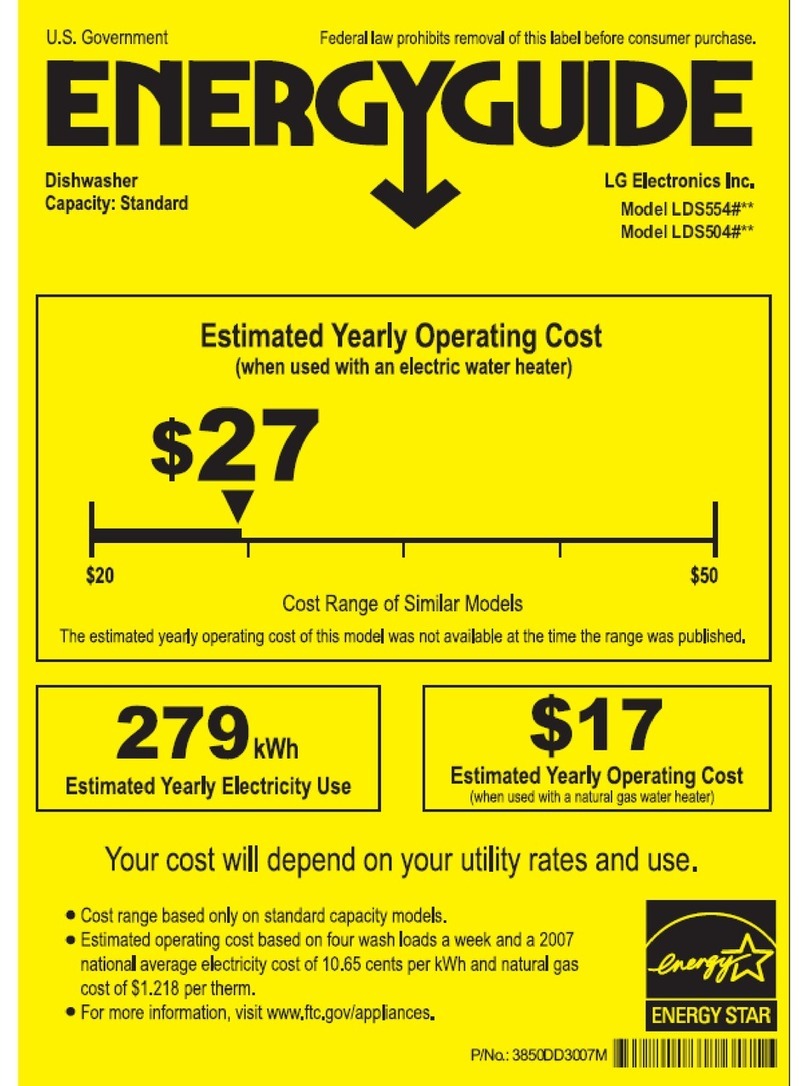 LG LDS5040BB Energy guide
