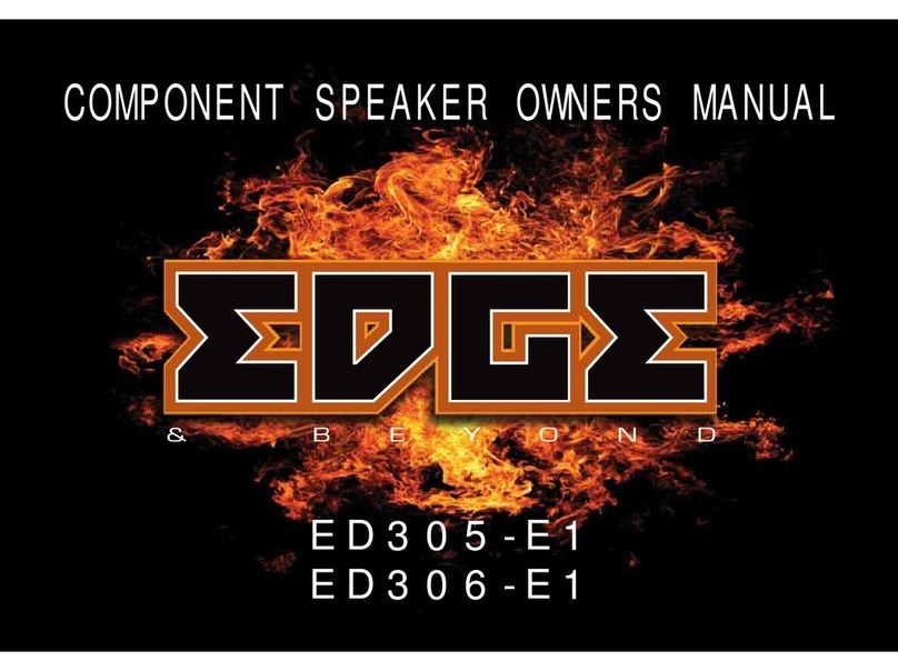 Edge ED305-E1 owner's manual