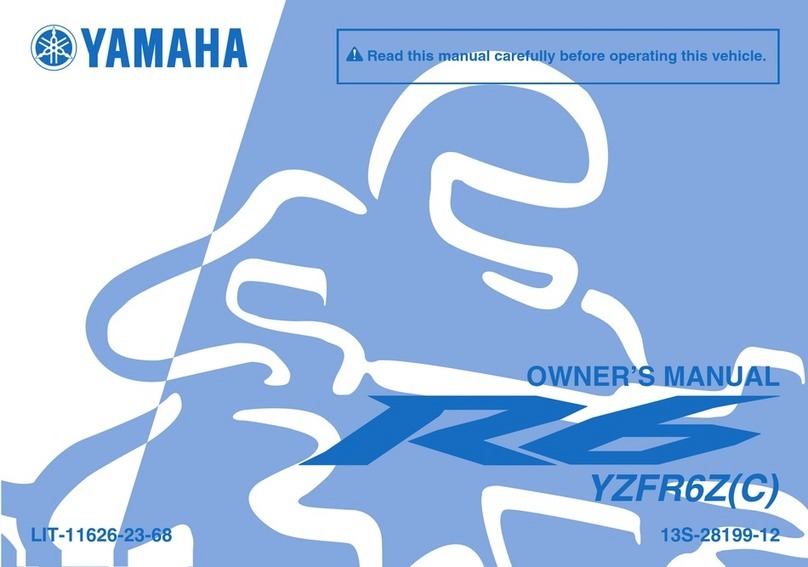 Yamaha YZFR6Z(C) User manual