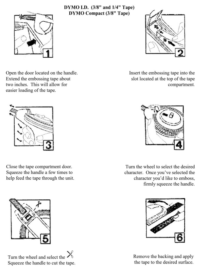 Dymo DYMO Compact instruction manual Dymo DYMO Compact instruction manual