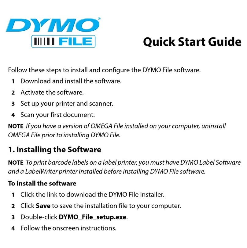 Dymo File User manual Dymo File User manual