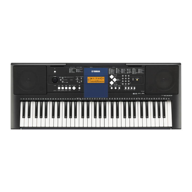 Yamaha YPT-330 owner's manual