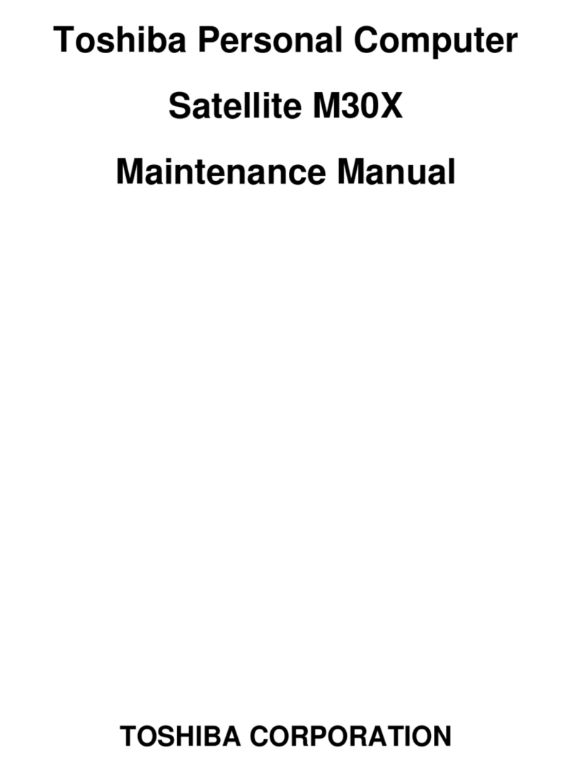 Toshiba Satellite M30X User manual