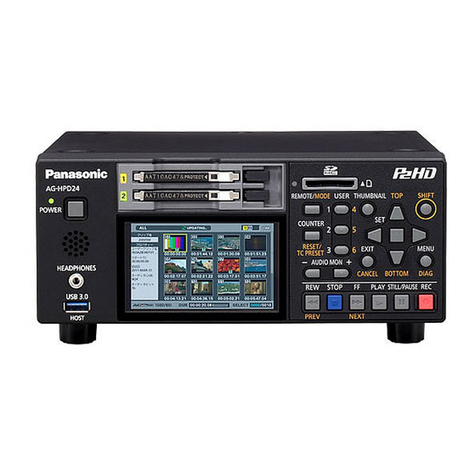 Panasonic AG-HPD24PJ User manual