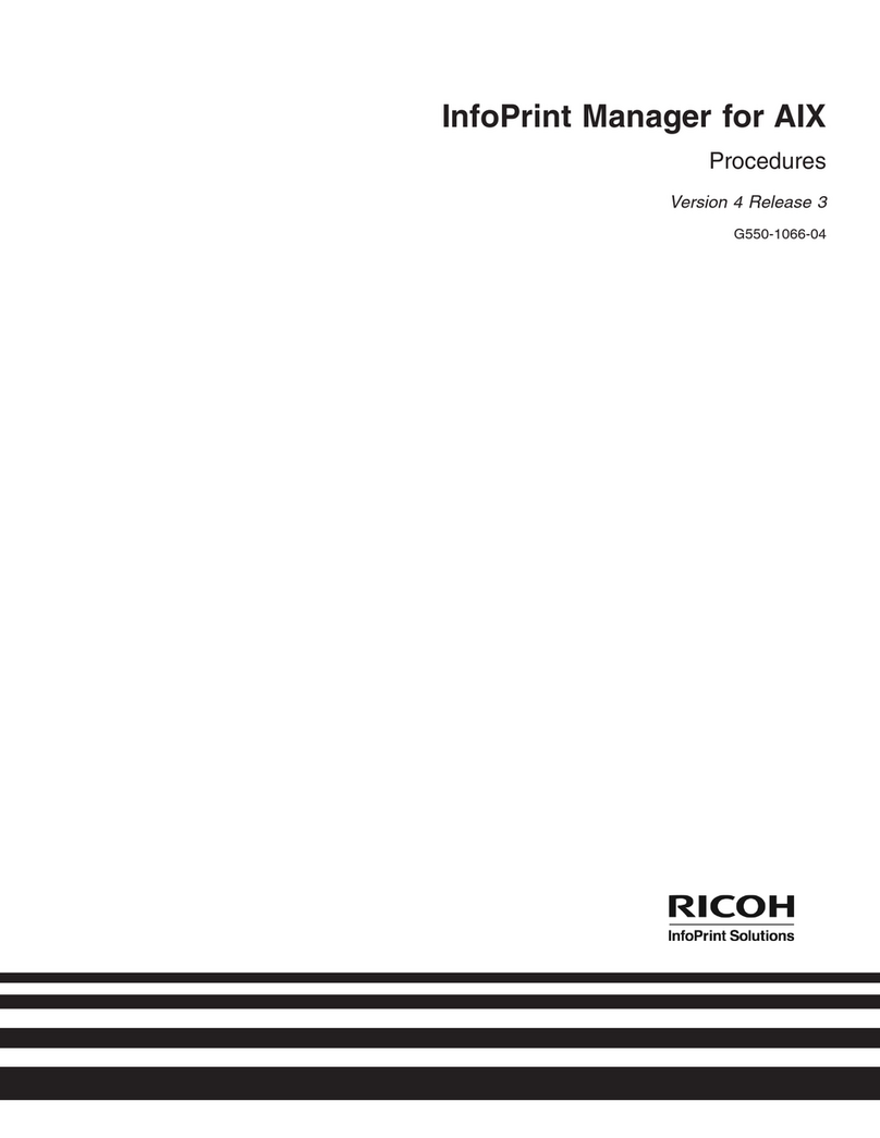 Ricoh InfoPrint Pro C900AFP User manual