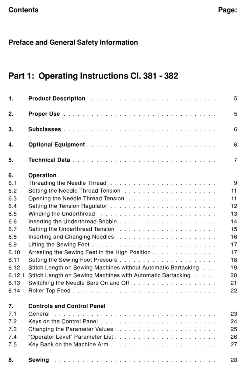 DURKOPP ADLER 381 User manual