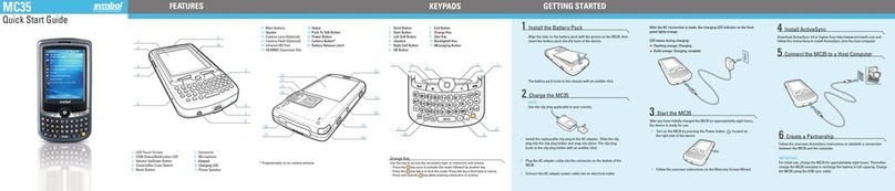 Symbol MC35 User manual