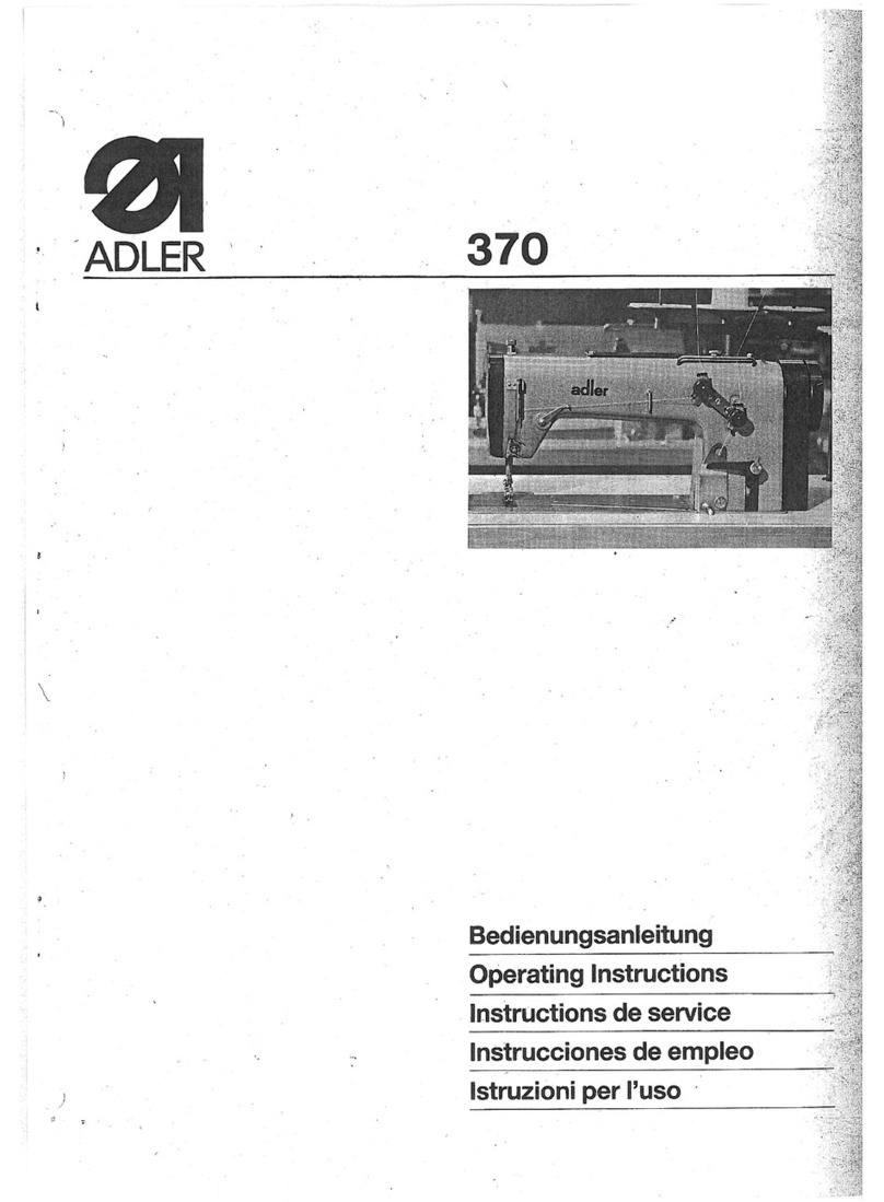 DURKOPP ADLER 370 User manual